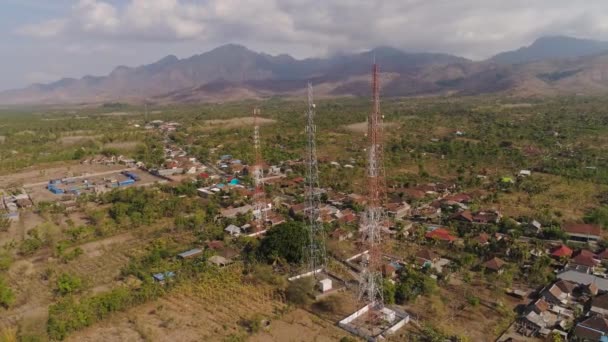 Torres de telefone celular — Vídeo de Stock