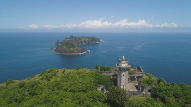 Cape engano yılında deniz feneri. Filipinler, Palau Island.