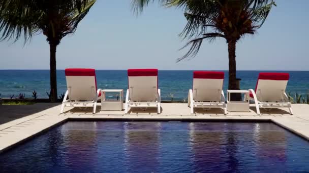 Hotel am Meer Indonesien, Bali — Stockvideo