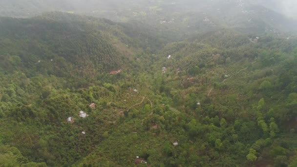 Grunty rolne i wieś Bali, Indonezja. — Wideo stockowe