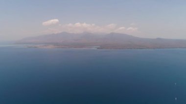 Su yüzeyi hava görüntüsü.