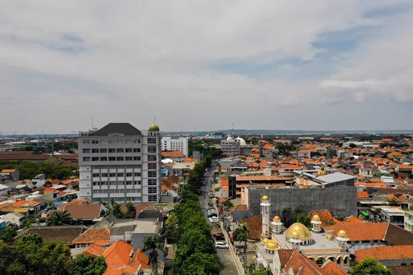 Surabaya capital city east java, indonesia — Stock Photo, Image