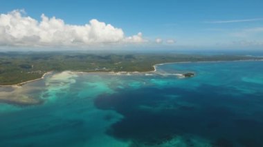 Tropik adanın kıyıları.