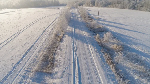 winter landscape in countryside