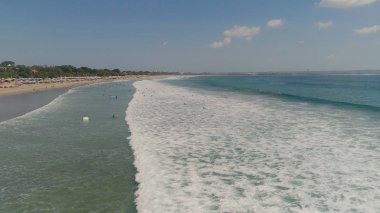 Bali Endonezya 'daki Kuta plajı