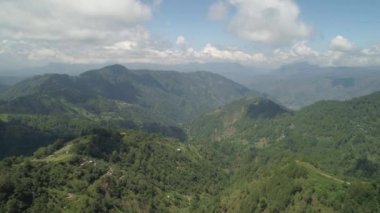 Filipinler 'deki Dağ Bölgesi.