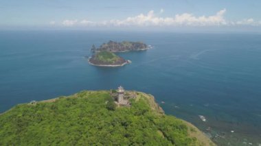 Cape engano yılında deniz feneri. Filipinler, Palau Island.