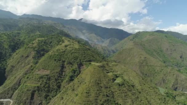Província de montanha nas Filipinas. — Vídeo de Stock