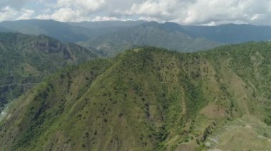 Filipinler 'deki Dağ Bölgesi.