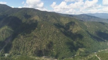 Filipinler 'deki Dağ Bölgesi.