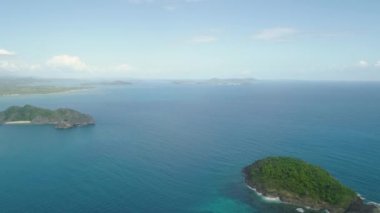 Caramoan Adaları Deniz Burnu, Camarines Sur, Filipinler.