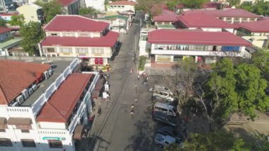 Filipinler 'deki eski Vigan şehri.