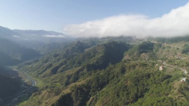 Filipinler 'deki Dağ Bölgesi.