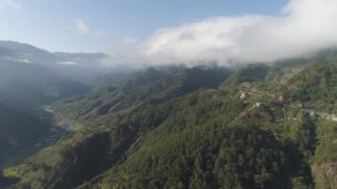 Filipinler 'deki Dağ Bölgesi.