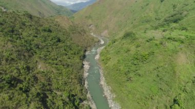 Filipinler 'deki Dağ Bölgesi.