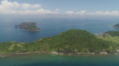 Cape engano yılında deniz feneri. Filipinler, Palau Island.