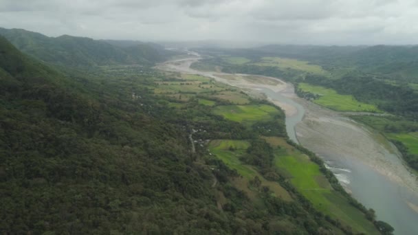 Berglandschaft auf den Philippinen, Luzon. — Stockvideo