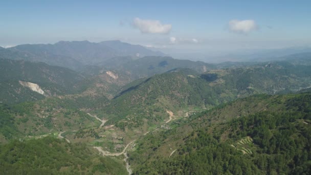 Provincia de montaña en Filipinas. — Vídeo de stock