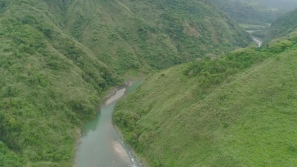 Province de montagne aux Philippines. — Video