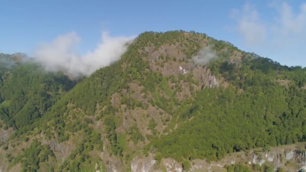 Bergprovincie in de Filipijnen. — Stockvideo