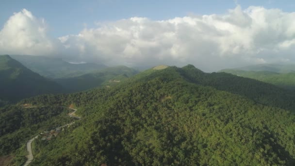 Province de montagne aux Philippines. — Video