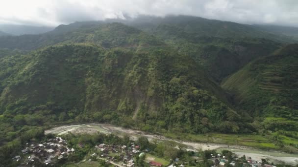 Paysage montagneux aux Philippines, Luçon . — Video