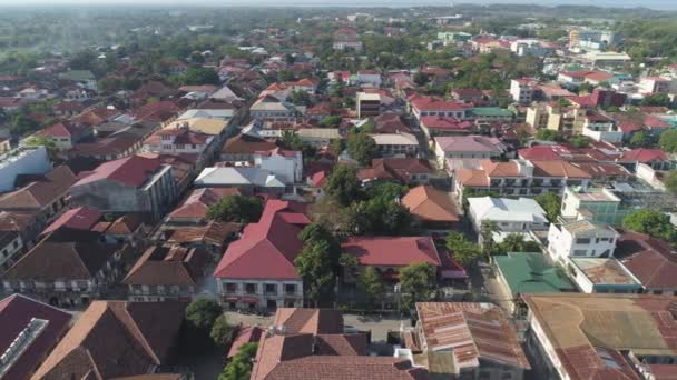 Altstadt von Vigan auf den Philippinen. — Stockvideo