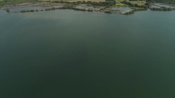 Paisagem tropical, montanhas, lago . — Vídeo de Stock