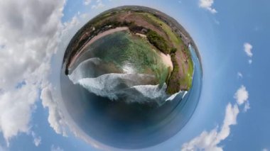 Plaj vr360 ile deniz manzarası