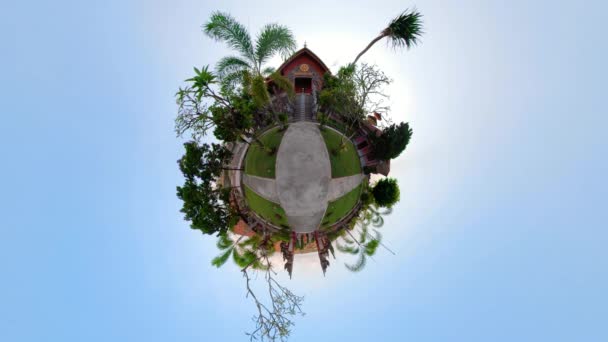Buddhistischer Tempel auf der Insel Bali — Stockvideo