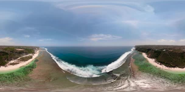바다와 비치 vr360 — 비디오