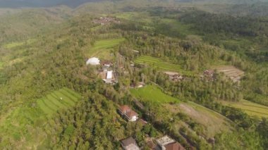 Endonezya 'da tarım arazisi olan tropikal araziler