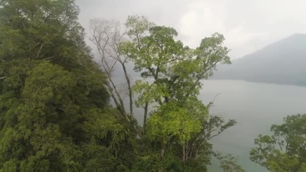 Meer in de bergen Bali, Indonesië — Stockvideo