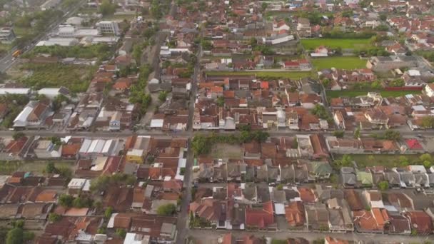 Vista aérea Yogyakarta, Indonesia — Vídeos de Stock