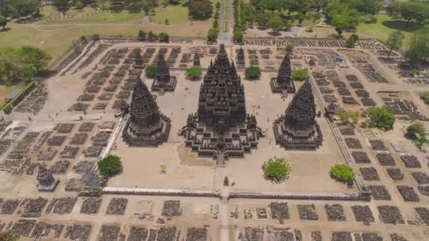 Prambanan-Tempel, Java, Indonesien — Stockvideo