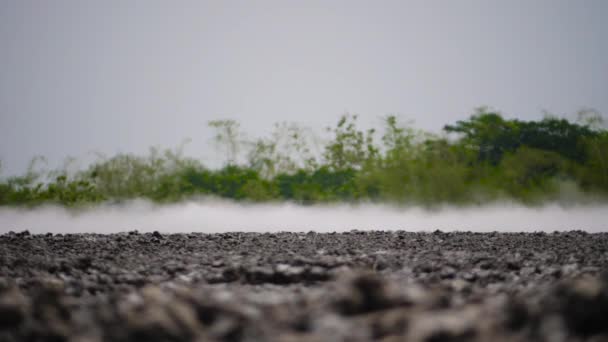 Çamur volkanı Kanlı Kuwu, Endonezya — Stok video