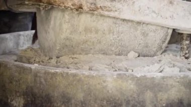 Bantul 'daki erişte fabrikası, Yogyakarta, Endonezya