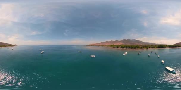 Paysage marin avec plage vr360 