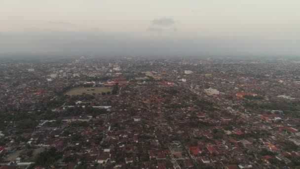 Vista aerea Yogyakarta, Indonesia — Video Stock