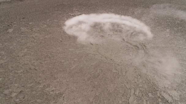 Mud volcano Bledug Kuwu, Indonesia — Stock Video