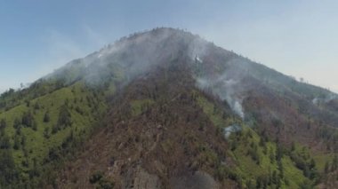Dağlarda orman yangını