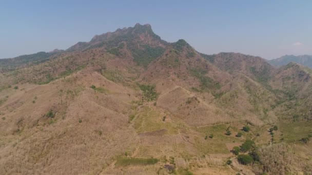 Paysage de montagne à Java, indonésienne — Video