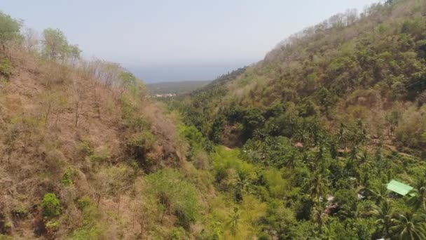 Montaña paisaje indonesia — Vídeo de stock