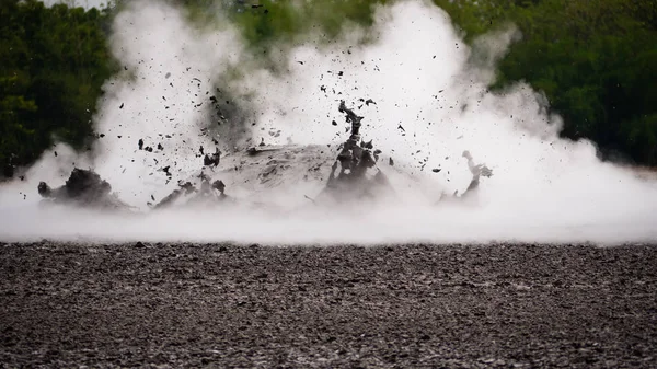 Moddervulkaan Bledug Kuwu, Indonesië — Stockfoto