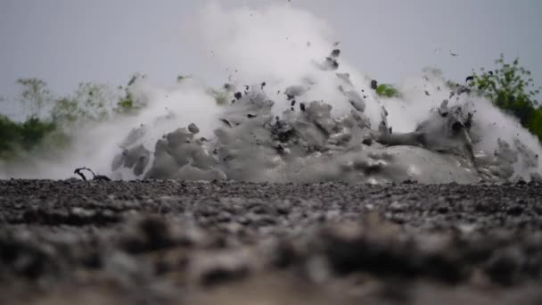 Moddervulkaan Bledug Kuwu, Indonesië — Stockvideo