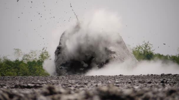 Volcan de boue Bledug Kuwu, Indonésie — Video