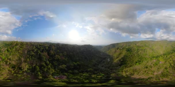 Góry krajobraz Bali, Indonezja. vr360 — Wideo stockowe