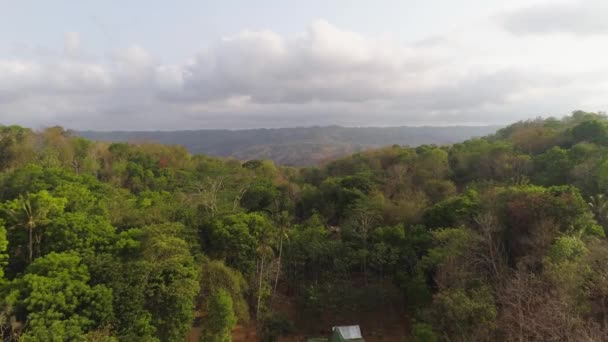 Paisaje de montaña Isla de Jawa, Indonesia. — Vídeos de Stock