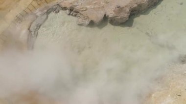 Volkanik plato Endonezya Dieng Platosu