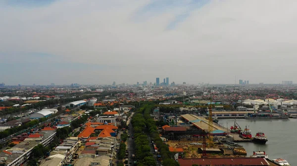 Surabaya capital city east java, indonesia — Stock Photo, Image